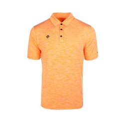 Krótki rękaw polo o sportowym kroju dla mężczyzn Izas CHASE. Brązowe koszulki polo Izas, bez wzorów, bez ramiączek. W wyprzedaży za 173.87 zł.