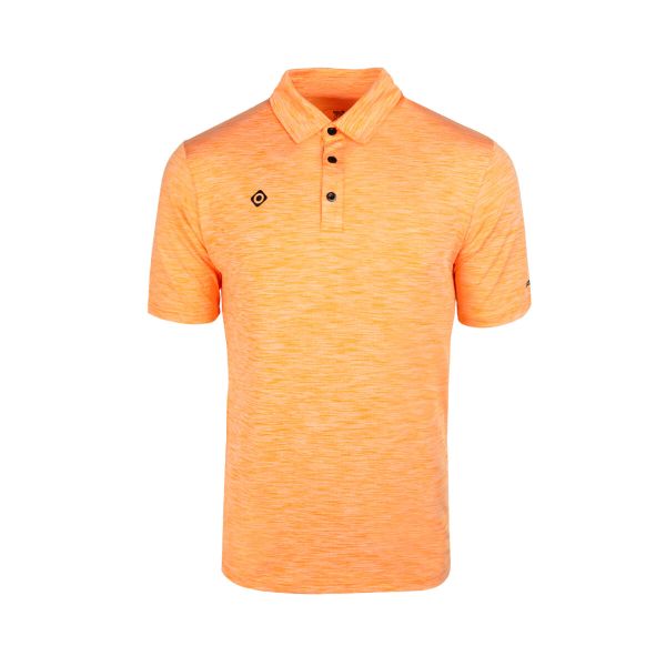 Krótki rękaw polo o sportowym kroju dla mężczyzn Izas CHASE. Brązowe koszulki polo Izas, bez wzorów, bez ramiączek. W wyprzedaży za 173.87 zł.