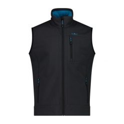 Kurtka softshell bez rękawów CMP. Czarne kurtki CMP, bez wzorów, z softshellu, bez kaptura. Za 305.85 zł.
