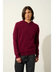 AUTHENTIC CASHMERE Kaszmirowy kardigan "Neurre" w kolorze bordowym rozmiar: XXL. Czerwone swetry rozpinane AUTHENTIC CASHMERE, xxl, bez wzorów, z kaszmiru, bez kołnierzyka, bez ramiączek. Za 434.99 zł.