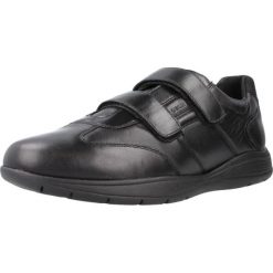 Buty GEOX U SPHERICA EC2 Czarny. Czarne buty turystyczne Geox, bez wzorów, ze skóry, bez zapięcia, na fitness i siłownię. Za 330.99 zł.