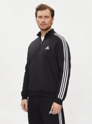 Adidas Bluza HZ6235 Czarny Regular Fit. Czarne bluzy Adidas, m, bez wzorów, z bawełny, bez kaptura. Za 169.99 zł.