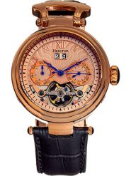 Heritor Zegarek automatyczny "Ganzi" w kolorze różowozłoto-czarnym rozmiar: onesize. Czarne, analogowe zegarki Heritor, ze stali. Za 587.99 zł.