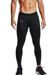 Under Armour Legginsy funkcyjne w kolorze czarnym rozmiar: S. Czarne legginsy długie sportowe Under Armour, s, bez wzorów, z materiału, outdoorowe. Za 72.10 zł.