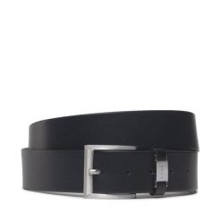 Pasek Męski BOSS. Niebieskie paski Boss, bez wzorów. Za 199.99 zł.