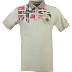 Koszulka polo "Kamo" w kolorze beżowym. Koszulki polo marki Geographical Norway Men. W wyprzedaży za 90.95 zł.