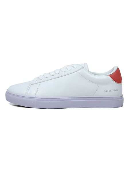 GAP Sneakersy "Memphis" w kolorze biało-fioletowo-czerwonym rozmiar: 37. Różowe buty sportowe casual GAP, bez wzorów, bez zapięcia. Za 119.12 zł.