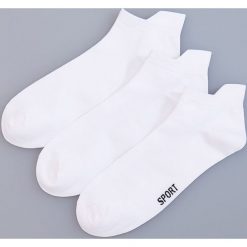 3 pack białych skarpetek SPORT - Biały. Skarpety marki Reserved. Za 19.99 zł.