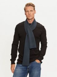 Tommy Hilfiger Szalik AM0AM12839 Granatowy. Niebieskie szaliki Tommy Hilfiger, bez wzorów, z materiału. Za 369.99 zł.