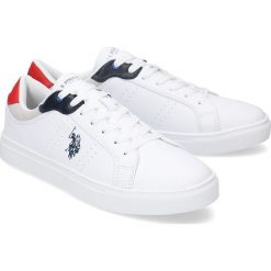 U.S. Polo ASSN U.S. Polo Assn Curty - Trampki Męskie - CURTY4170S9/YH1 WHI-RED 45. Trampki marki U.S. Polo Assn. Za 299.00 zł.
