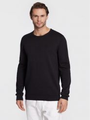 S.Oliver Sweter 2040664 Czarny Regular Fit. Czarne swetry rozpinane S.Oliver, m, bez wzorów, z bawełny, bez kołnierzyka, bez ramiączek. Za 69.99 zł.