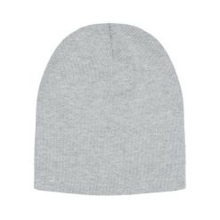 Jednokolorowa Czapka Zimowa Typu Beanie – Zimowa - Popielata. Szare czapki zimowe His Story, bez wzorów. Za 40.00 zł.