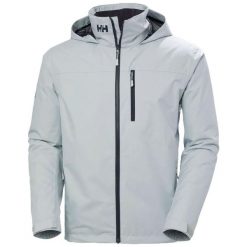 Męska kurtka żeglarska Crew Hooded Midlayer 2.0. Szare kurtki Helly Hansen, l, bez wzorów, z materiału, bez kaptura. Za 830.50 zł.