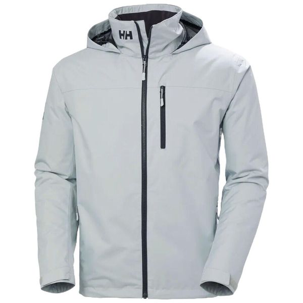 Męska kurtka żeglarska Crew Hooded Midlayer 2.0. Szare kurtki Helly Hansen, l, bez wzorów, z materiału, bez kaptura. Za 830.50 zł.