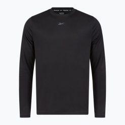 Longsleeve męski Reebok Id Train Tech Tee. Czarne bluzki z długim rękawem REEBOK FITNESS, m, bez wzorów, bez kołnierzyka, bez ramiączek. Za 109.99 zł.