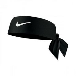 Opaska/Szalik Nike Dri-FIT Head Tie 4.0 Czarny-Biały. Czarne szaliki Nike, bez wzorów. Za 185.99 zł.
