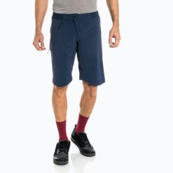 Spodenki rowerowe męskie Schöffel Mellow Trail. Niebieskie spodenki rowerowe Schöffel, m, bez wzorów, rowerowe. Za 449.99 zł.