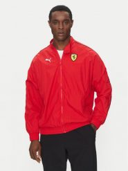 Scuderia Ferrari Kurtka przejściowa Ferrari Race T7 630215 Czerwony Regular Fit. Czerwone kurtki Scuderia Ferrari, l, bez wzorów, z syntetyku, bez kaptura. Za 309.99 zł.