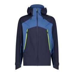 Kurtka przeciwdeszczowa z kapturem CMP. Niebieskie kurtki CMP, bez wzorów, z kapturem. Za 779.00 zł.