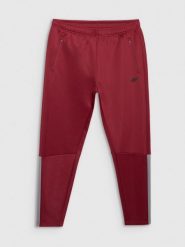 4F Spodnie treningowe szybkoschnące męskie - czerwone XL. Czerwone spodnie treningowe długie 4F, m, bez wzorów. Za 179.99 zł.
