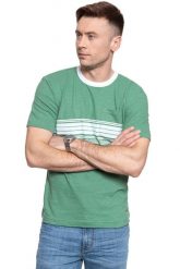 MĘSKI T-SHIRT MUSTANG ALEX C STRIPES 1009523 6398. T-shirty Mustang, m, bez wzorów, bez kołnierzyka, bez ramiączek. W wyprzedaży za 39.99 zł.