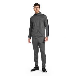 Dres męski Under Armour UA Knit Track Suit. Czarne komplety dresowe Under Armour, m, bez wzorów, z dresówki, bez ramiączek. Za 203.52 zł.