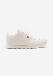 Białe Buty Sportowe Sneakersy na Płaskiej Podeszwie z Przeszyciami Axalean. Białe buty sportowe casual Born2be, bez wzorów, z jeansu, bez zapięcia. W wyprzedaży za 95.99 zł.