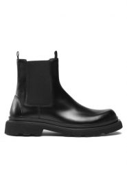 Fabi Sztyblety FU0973 Czarny. Czarne sztyblety Fabi, bez wzorów, ze skóry, bez obcasa, bez zapięcia. Za 3,139.00 zł.