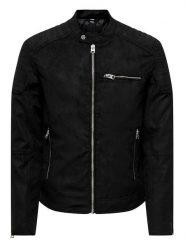 ONLY & SONS Kurtka przejściowa w kolorze czarnym rozmiar: XL. Czarne kurtki Only & Sons, xl, bez wzorów, bez kaptura. Za 145.94 zł.