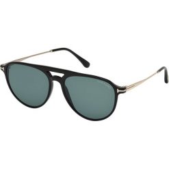 Okulary przeciwsłoneczne "FT0587/S" w kolorze czarno-złotym. Czarne okulary przeciwsłoneczne marki Roberto Cavalli, Balenciaga, Versace. W wyprzedaży za 579.95 zł.