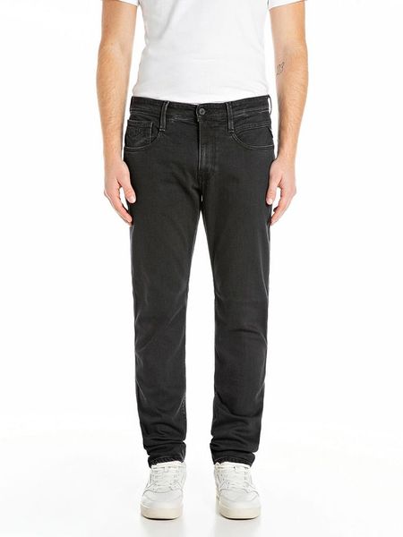 Replay Dżinsy - Slim fit - w kolorze czarnym rozmiar: W33/L34. Czarne jeansy Replay, l. Za 227.31 zł.