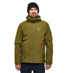 HAGLOFS Kurtka męska Kaise GTX Jacket Men olive green-M. Zielone kurtki Haglöfs, l, bez wzorów, z gore-texu, bez kaptura. Za 1,149.60 zł.