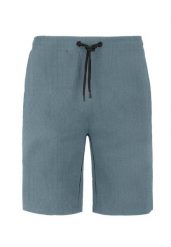 Klasyczne szorty dresowe M-MERO. Niebieskie krótkie spodenki sportowe Volcano, m, bez wzorów, z bawełny. Za 99.99 zł.