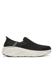Skechers Sneakersy D'Lux Walker 2.0-Reeler 232463/BLK Czarny. Czarne buty sportowe casual Skechers, bez wzorów, z materiału, bez zapięcia. Za 289.99 zł.