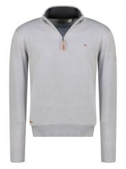 Geographical Norway Sweter "Fregate" w kolorze szarym rozmiar: L. Szare swetry nierozpinane Geographical Norway, l, bez wzorów, bez kołnierzyka, bez ramiączek. Za 123.45 zł.