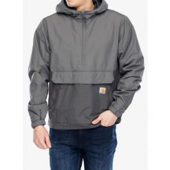 Kurtka przeciwwiatrowa męska Carhartt Lightweight Packable Anorak. Szare kurtki Carhartt, m, bez wzorów, z softshellu, bez kaptura. Za 429.99 zł.