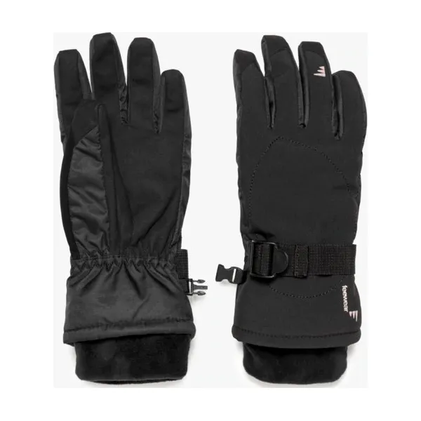 Feewear Rękawiczki Narciarskie Newok , czarny, rozmiar L. Czarne rękawiczki Feewear, na zimę, bez wzorów, z materiału. W wyprzedaży za 39.99 zł.