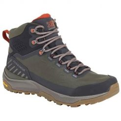 Buty trekkingowe męskie Karrimor Peregrine. Zielone buty trekkingowe Karrimor, bez wzorów, bez zapięcia, trekkingowe. Za 636.99 zł.