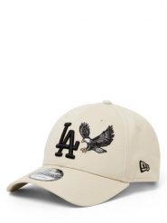 New Era Czapka z daszkiem dla mężczyzn Mężczyźni Bawełna (100%) beżowy, ONE SIZE. Brązowe czapki z daszkiem New Era, z aplikacjami, z bawełny. Za 159.95 zł.