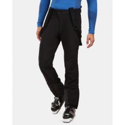 Męskie spodnie narciarskie softshell Kilpi RHEA-M. Czarne spodnie narciarskie i snowboardowe Kilpi, m, bez wzorów, z softshellu, narciarskie. Za 628.61 zł.