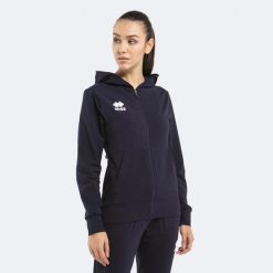 Kurtka z kapturem Errea Philip. Niebieskie kurtki ERREA, m, bez wzorów, z bawełny, z kapturem. Za 270.50 zł.