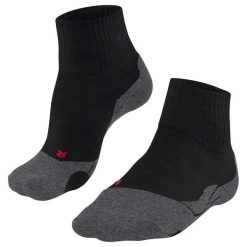 Krótkie skarpetki Falke TK2 Explore. Czarne skarpety Falke, bez wzorów, z elastanu. Za 155.00 zł.