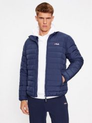 Fila Kurtka przejściowa FAM0456 Granatowy Regular Fit. Niebieskie kurtki Fila, m, bez wzorów, z syntetyku, bez kaptura. Za 269.99 zł.