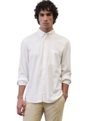 Marc O'Polo Koszula B21 7242 42414 Écru Regular Fit. Koszule Marc O'Polo, m, bez wzorów, z bawełny, bez kołnierzyka, bez ramiączek. Za 189.99 zł.