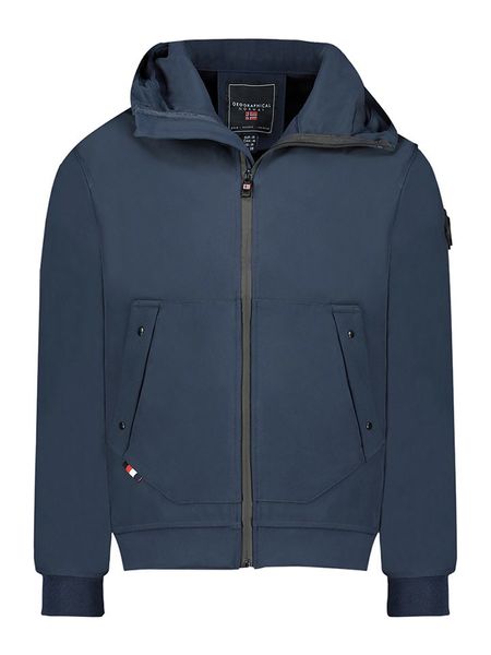 Geographical Norway Kurtka przejściowa "Abralo" w kolorze granatowym rozmiar: XXL. Niebieskie kurtki Geographical Norway, xxl, z aplikacjami, bez kaptura. Za 171.28 zł.