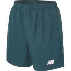 Spodenki treningowe Woven Short - MS630041TNO. Krótkie spodenki sportowe marki New Balance. W wyprzedaży za 89.99 zł.