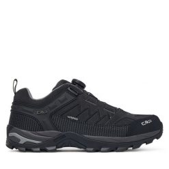 Trekkingi CMP. Czarne buty trekkingowe CMP, bez wzorów, bez zapięcia. Za 529.99 zł.