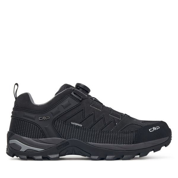 Trekkingi CMP. Czarne buty trekkingowe CMP, bez wzorów, bez zapięcia. Za 529.99 zł.