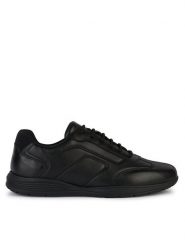 Geox Sneakersy U Spherica Ec2 U45BXD 000LM C9999 Czarny. Czarne buty sportowe casual Geox, bez wzorów, ze skóry, bez zapięcia. Za 419.99 zł.