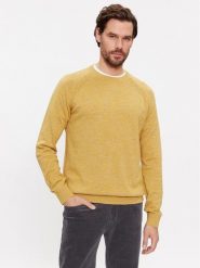 S.Oliver Sweter 2134591 Żółty Regular Fit. Żółte swetry rozpinane S.Oliver, m, bez wzorów, bez kołnierzyka, bez ramiączek. Za 229.99 zł.
